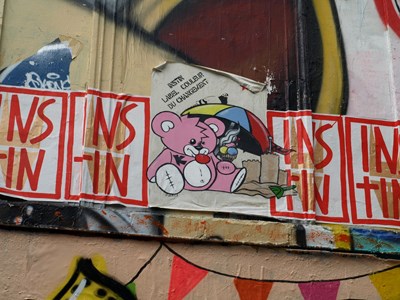 photo graffiti Paris 20eme arrondissement